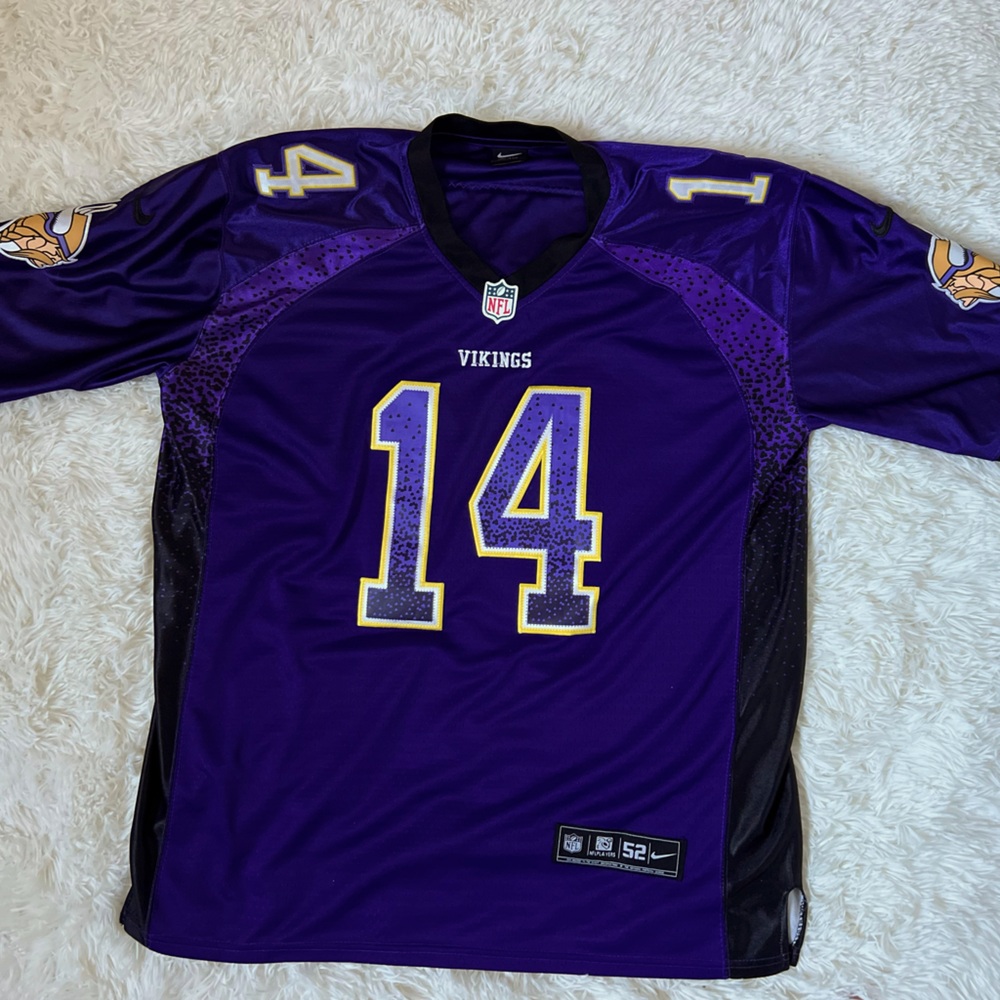 Stefon Diggs #14 Minnesota Vikings Nike On-Field Jersey – Size 52 (L/XL)